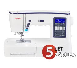 Šicí stroj JANOME SKYLINE S6 AE velikosti XL