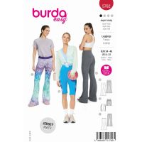 Střih Burda 5762 - Funkční kalhoty, sportovní kalhoty, legíny