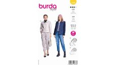 Střih Burda 5799 - Sako, propínací bunda, prošívaná bunda