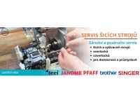 Záruční a pozáruční servis šicích strojů  – co nabízíme