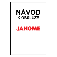 Tištěný návod na Janome HD1800