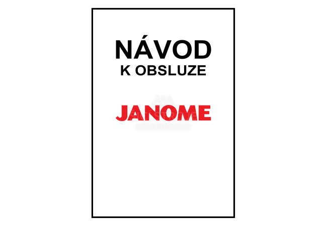 Návod, manuál na Janome 393