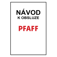 Tištěný návod na Pfaff Admire 1000