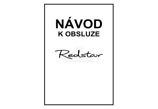 Návod, manuál na Redstar R30S