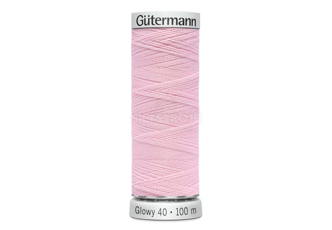 Vyšívací nit svítící ve tmě Gütermann Glowy 40 100 m - 3