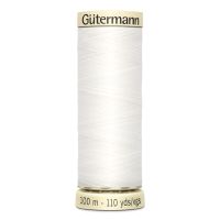Univerzální šicí nit Gütermann 100 m - 800 - bílá