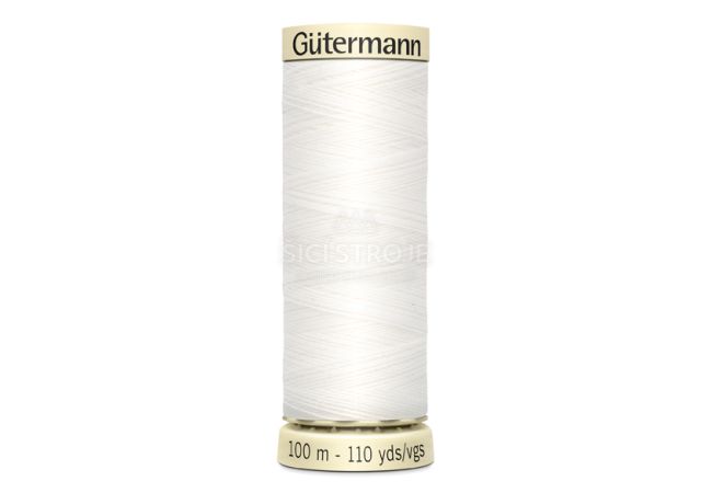 Univerzální šicí nit Gütermann 100 m - 800 - bílá