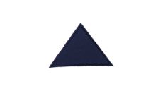 Nášivka trojúhelníky, velké, nažehlovací, tmavě modrá