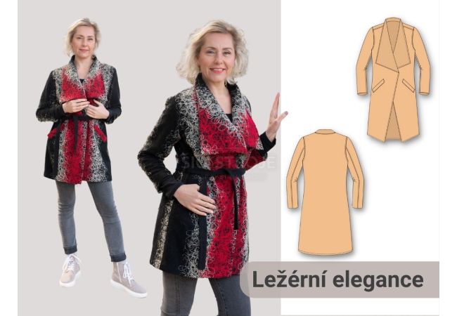 Střih Markéta dámský cardigan 170 cm