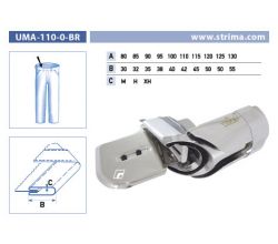 Lemovač pro všívání pásku pro šicí stroje UMA-110-O-BR 80/30 XH