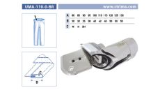 Lemovač pro všívání pásku pro šicí stroje UMA-110-O-BR 85/32 H