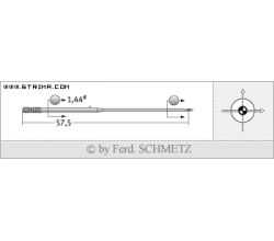 Strojové jehly pro průmyslové šicí stroje Schmetz 137X1 90