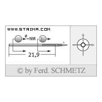Strojové jehly pro průmyslové šicí stroje Schmetz 292 SP 60