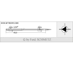 Strojové jehly pro průmyslové šicí stroje Schmetz 794 D 200