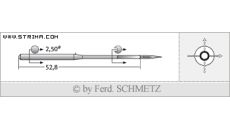 Strojové jehly pro průmyslové šicí stroje Schmetz 7X23 160