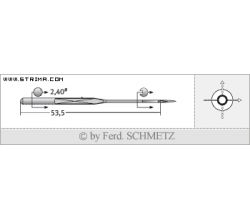 Strojové jehly pro průmyslové šicí stroje Schmetz 950 A 100