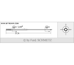 Strojové jehly pro průmyslové šicí stroje Schmetz 253 C 100