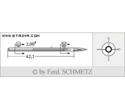 Strojové jehly pro pytlovací šicí stroje Schmetz UY 143 GS 170