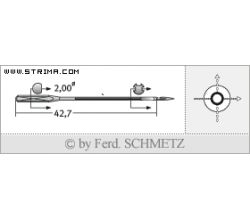 Strojové jehly pro průmyslové šicí stroje Schmetz 780 C 140