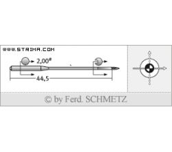 Strojové jehly pro průmyslové šicí stroje Schmetz 190 K SUK 80