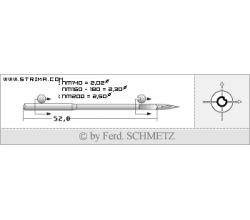 Strojové jehly pro průmyslové šicí stroje Schmetz 216X1 200