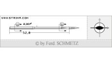 Strojové jehly pro průmyslové šicí stroje Schmetz 328 PCR 230